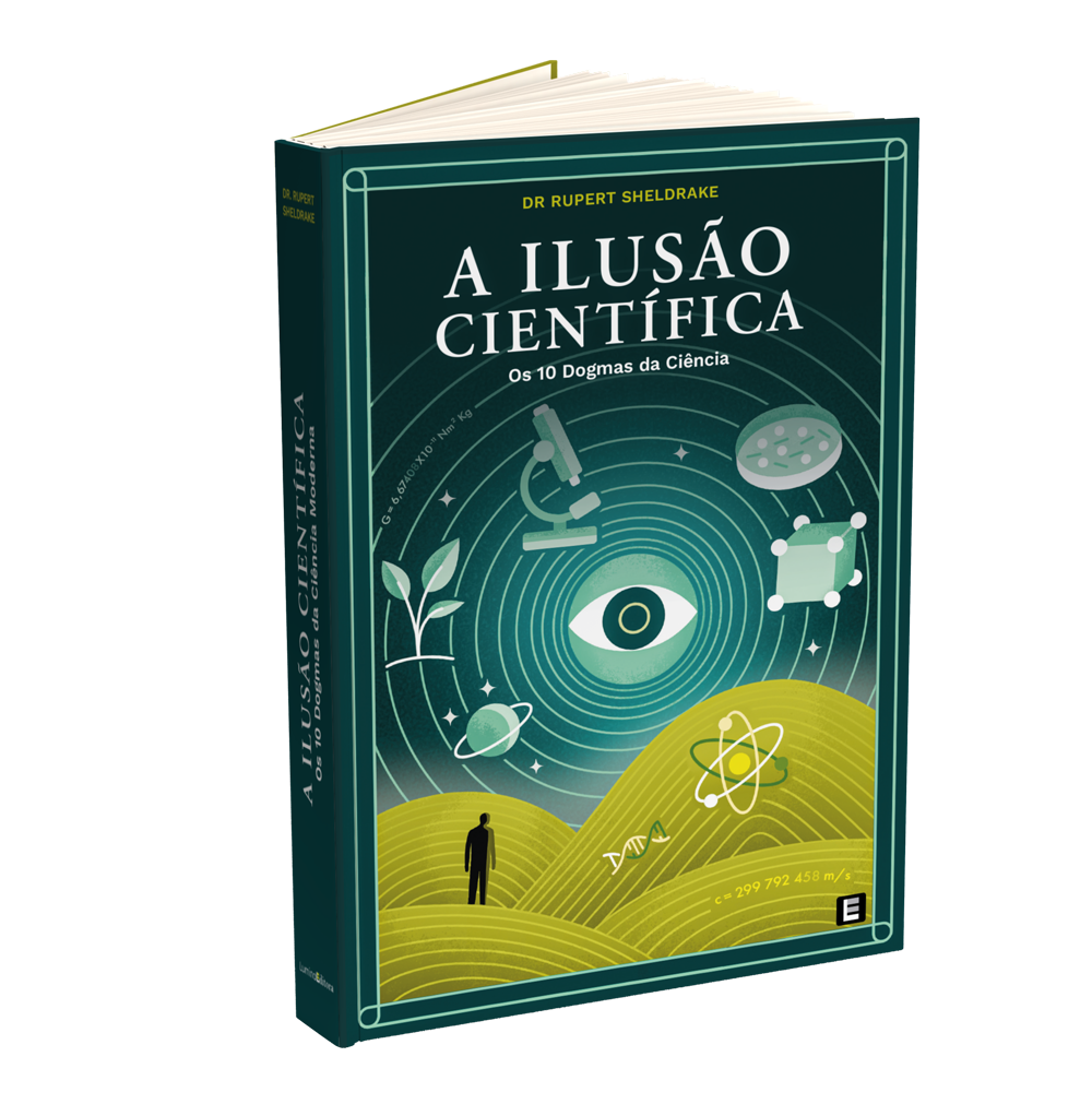 capa do livro "A ilusão Científica" de Rupert Sheldrake